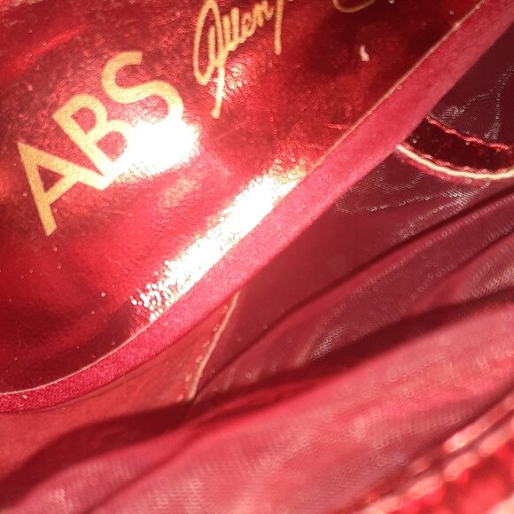 ABS Red Fringe High Heels - Picture 7 of 9